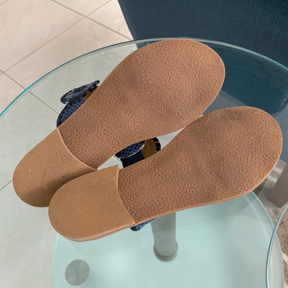 Jack Rogers Blue Lauren Sandal Size 7 - Picture 4 of 6